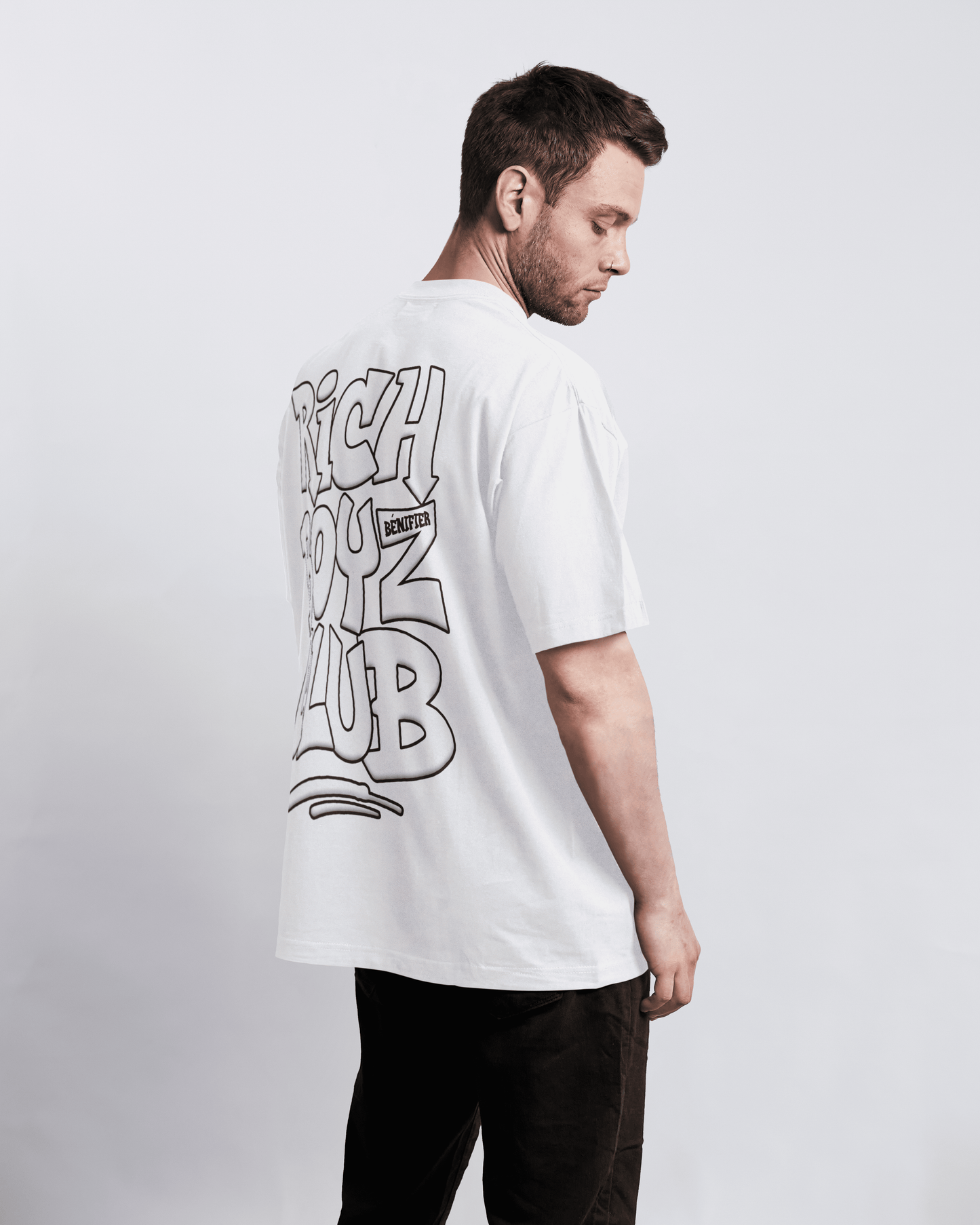 T-SHIRT "RICH BOYZ CLUB" WHITE