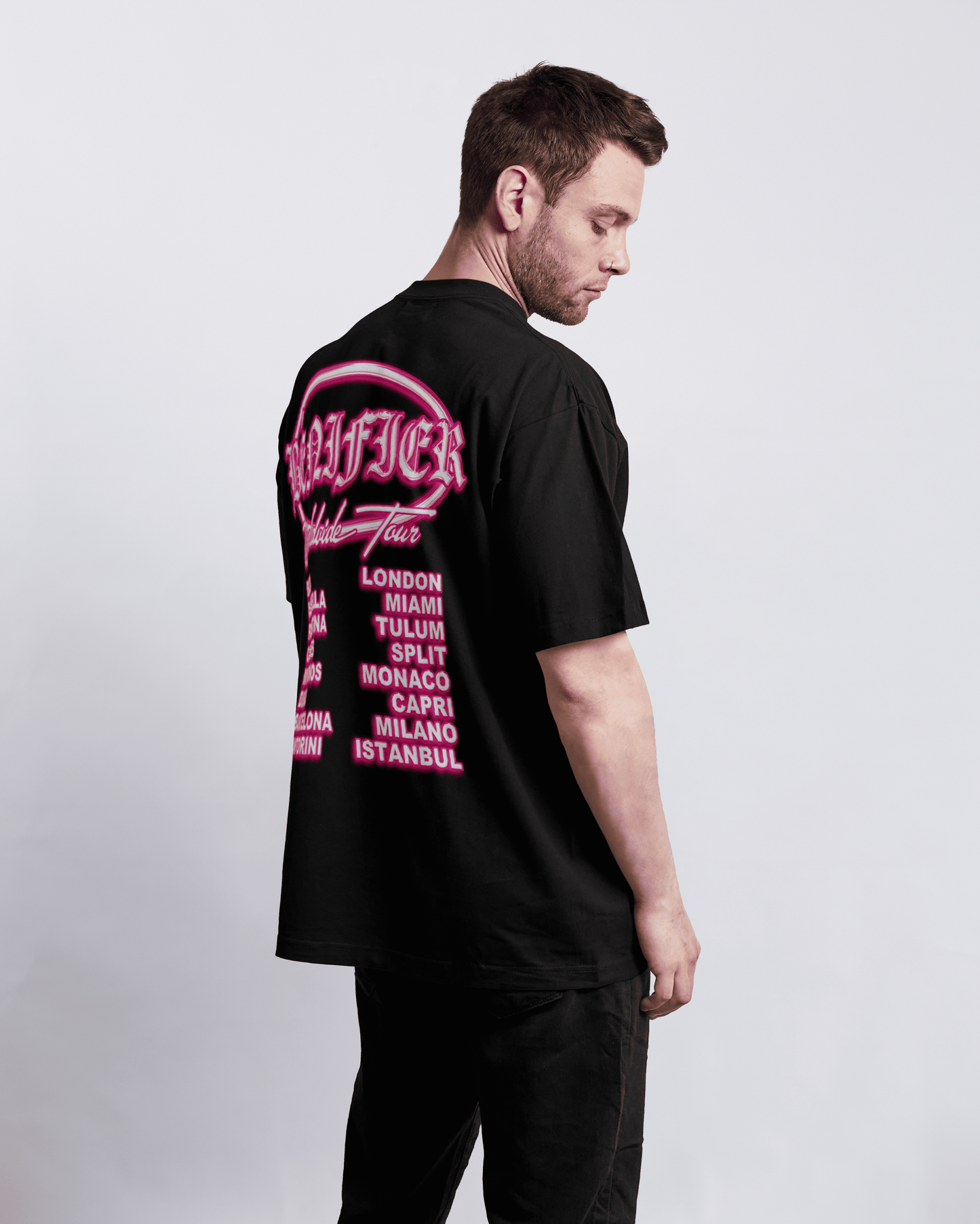 T-SHIRT "WORLDWIDE TOUR" BLACK