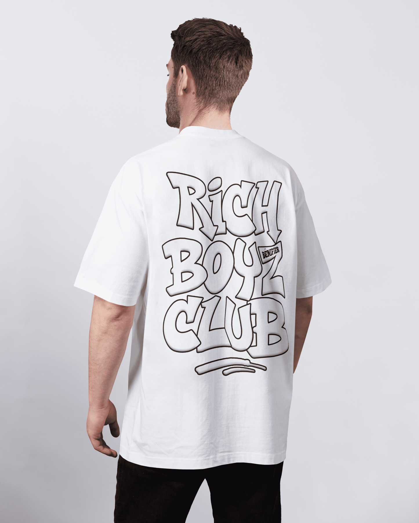 T-SHIRT "RICH BOYZ CLUB" WHITE