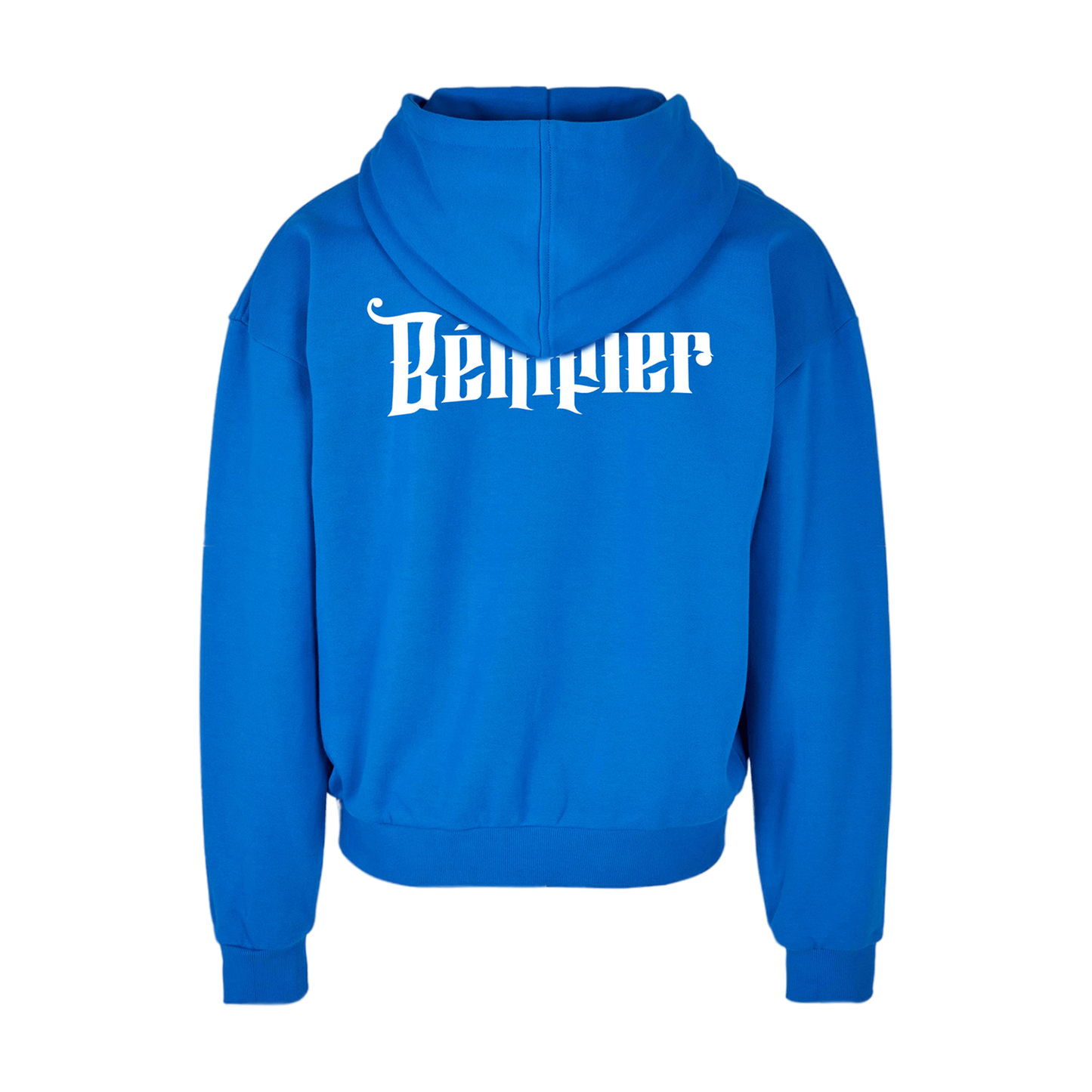 ZIP HOODIE "B" BLUE