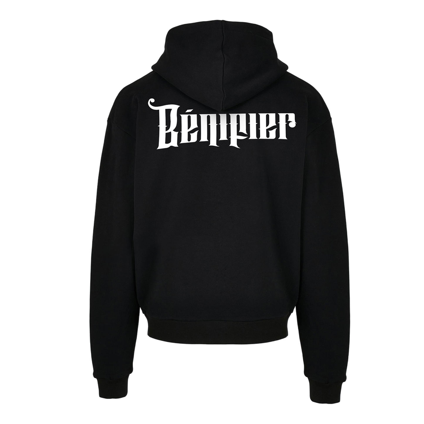 HOODIE "B" BLACK