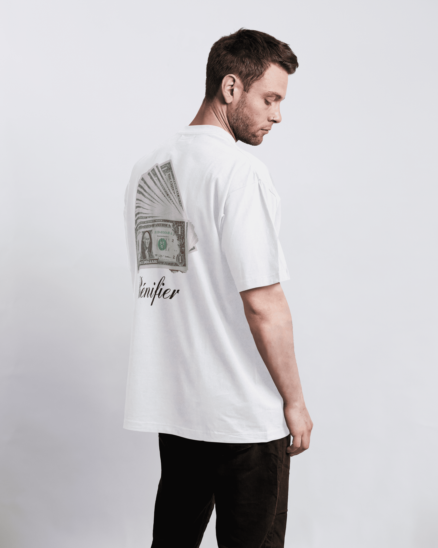 T-SHIRT "DOLLAR" WHITE