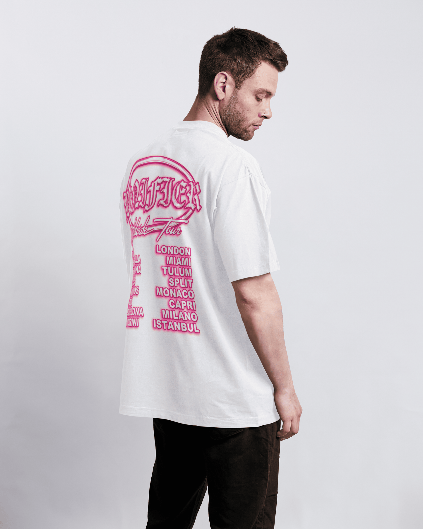 T-SHIRT "WORLDWIDE TOUR" WHITE