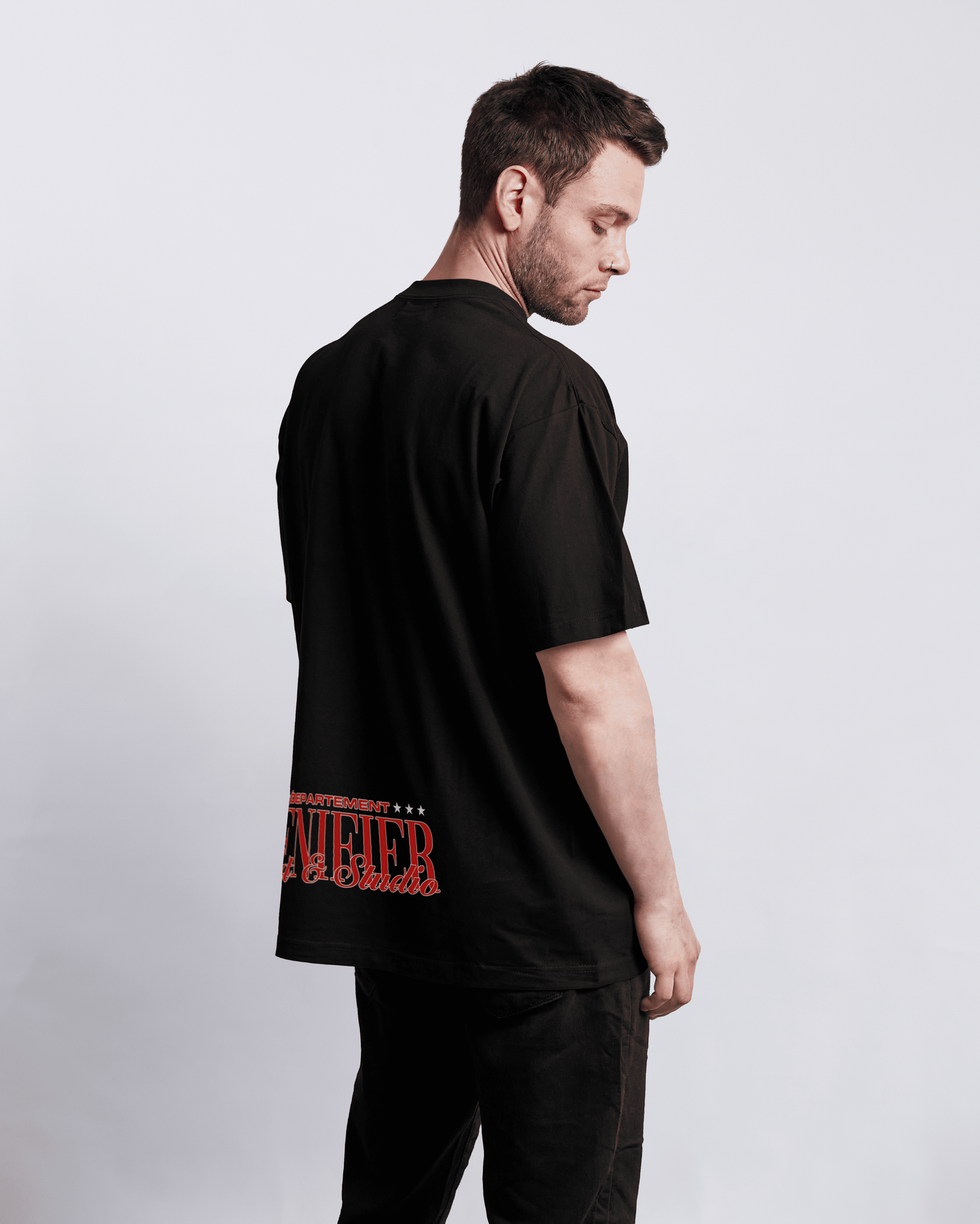 T-SHIRT "ART & STUDIO" BLACK