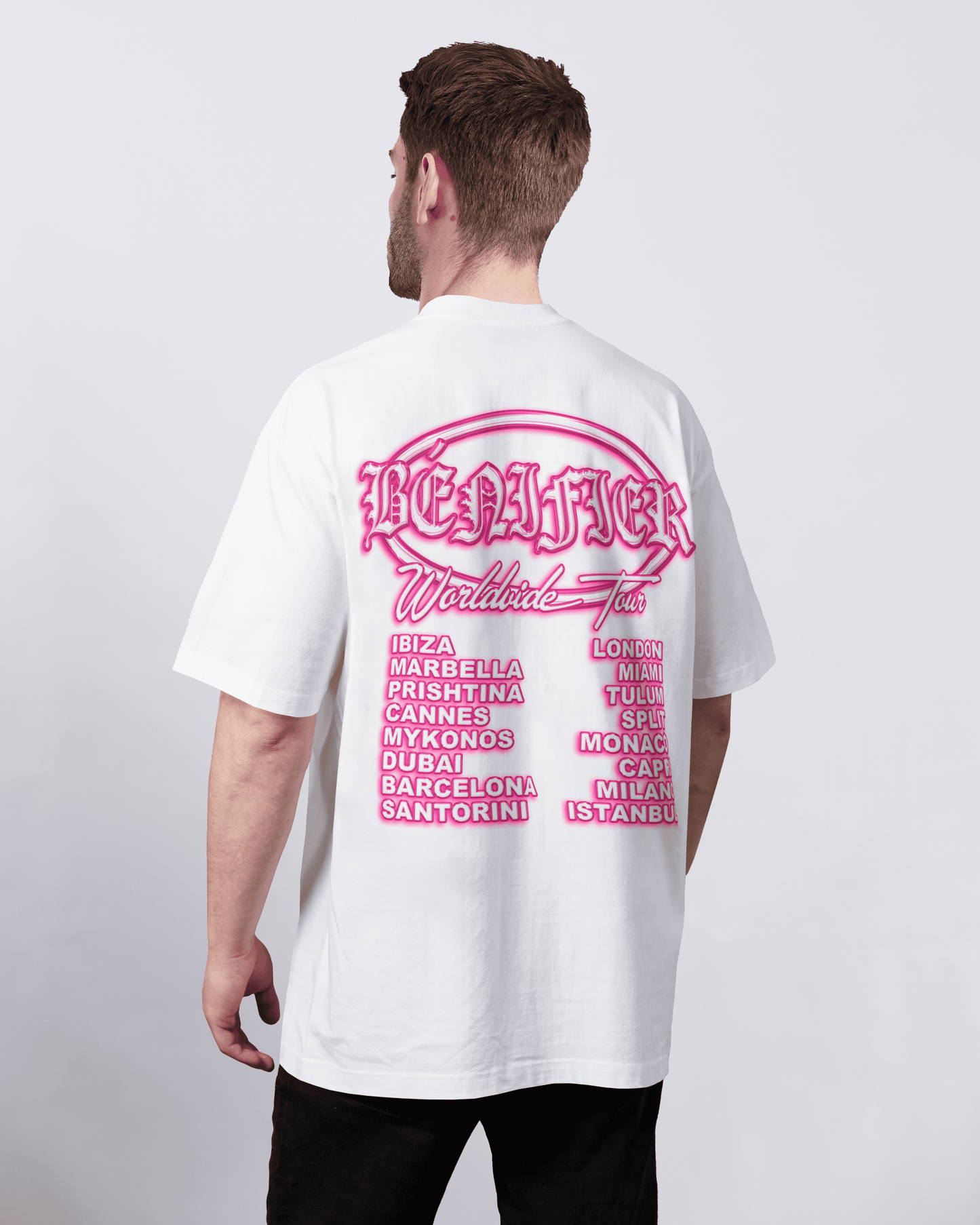 T-SHIRT "WORLDWIDE TOUR" WHITE
