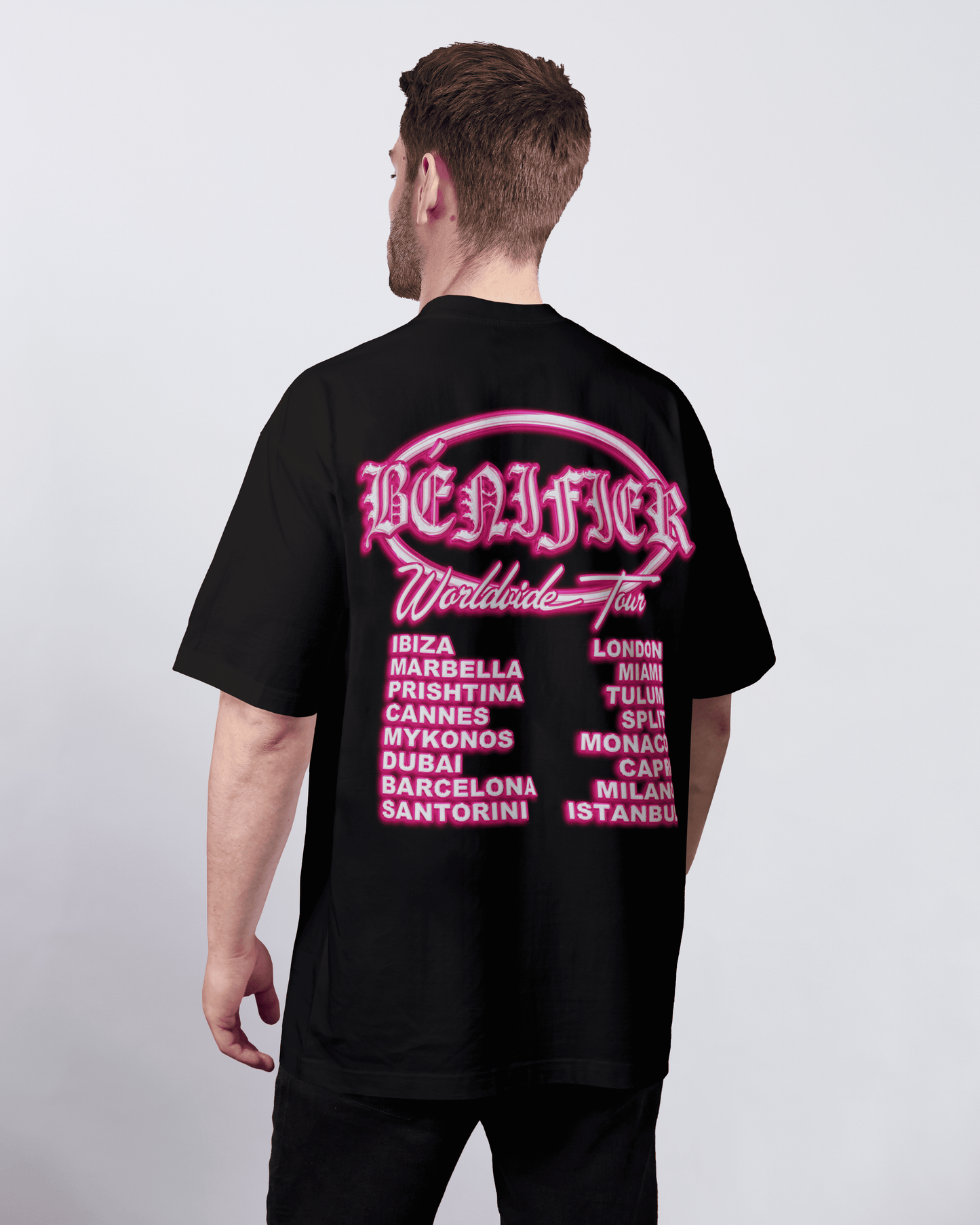 T-SHIRT "WORLDWIDE TOUR" BLACK