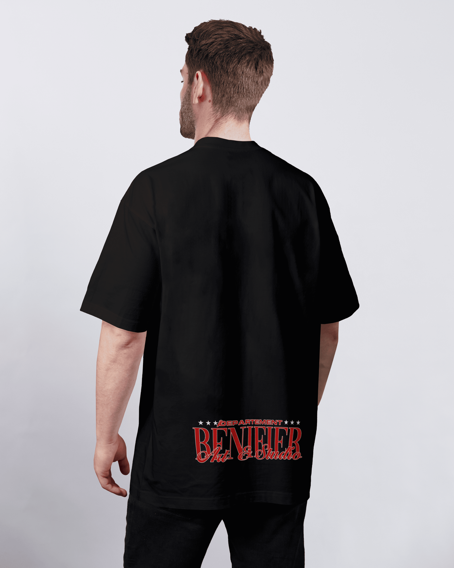T-SHIRT "ART & STUDIO" BLACK