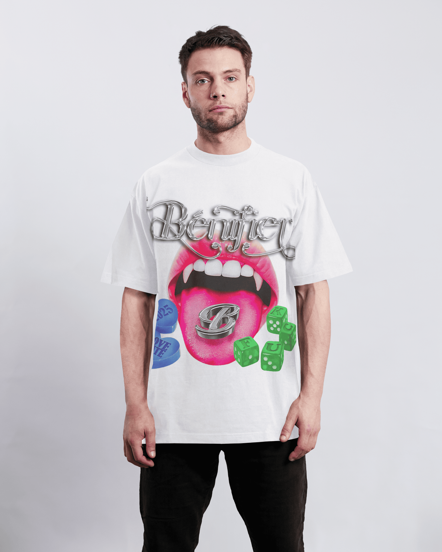 T-SHIRT "BLOOD MONEY" WHITE
