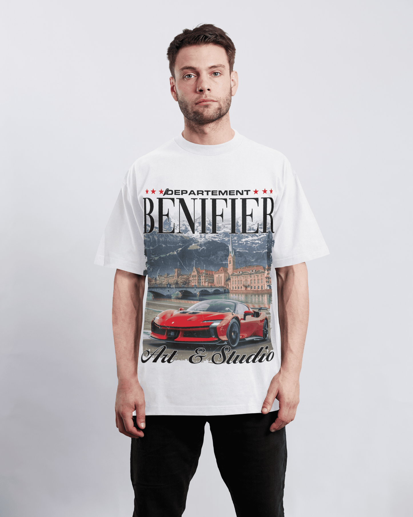 T-SHIRT "ART & STUDIO" WHITE