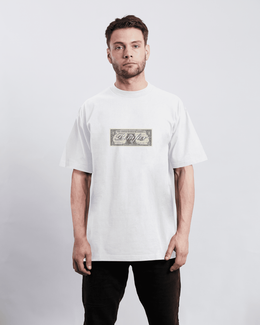 T-SHIRT "DOLLAR" WHITE