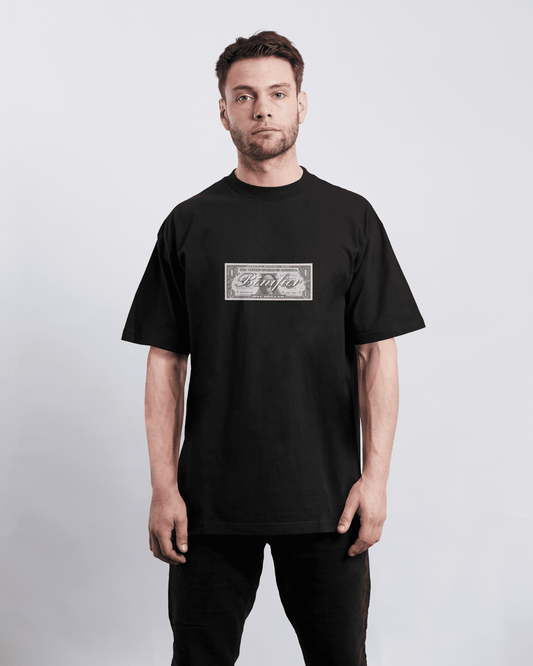 T-SHIRT "DOLLAR" BLACK
