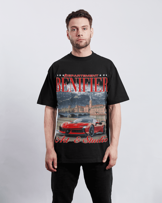 T-SHIRT "ART & STUDIO" BLACK