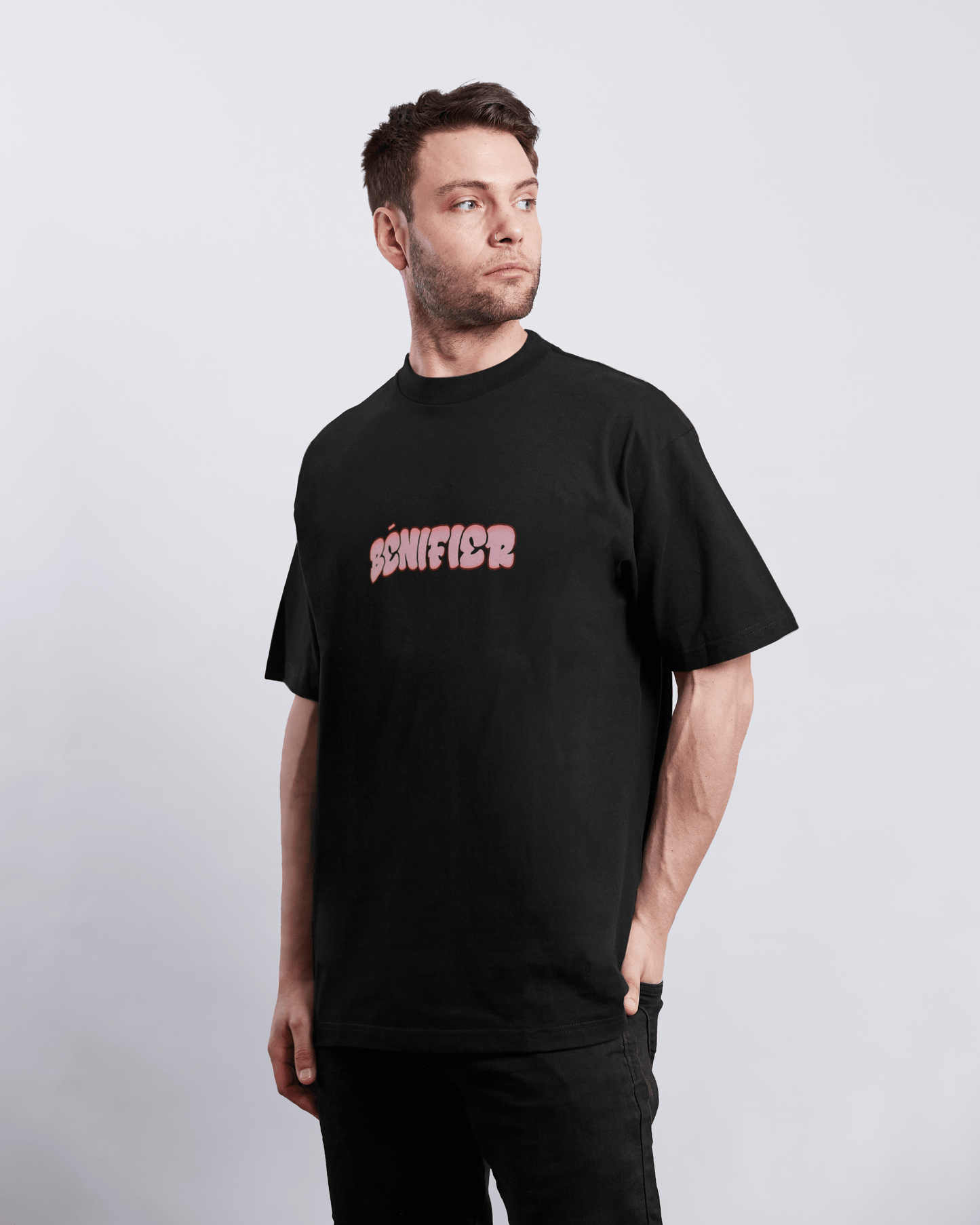 T-SHIRT "MONEY NEVER CHEATS" BLACK
