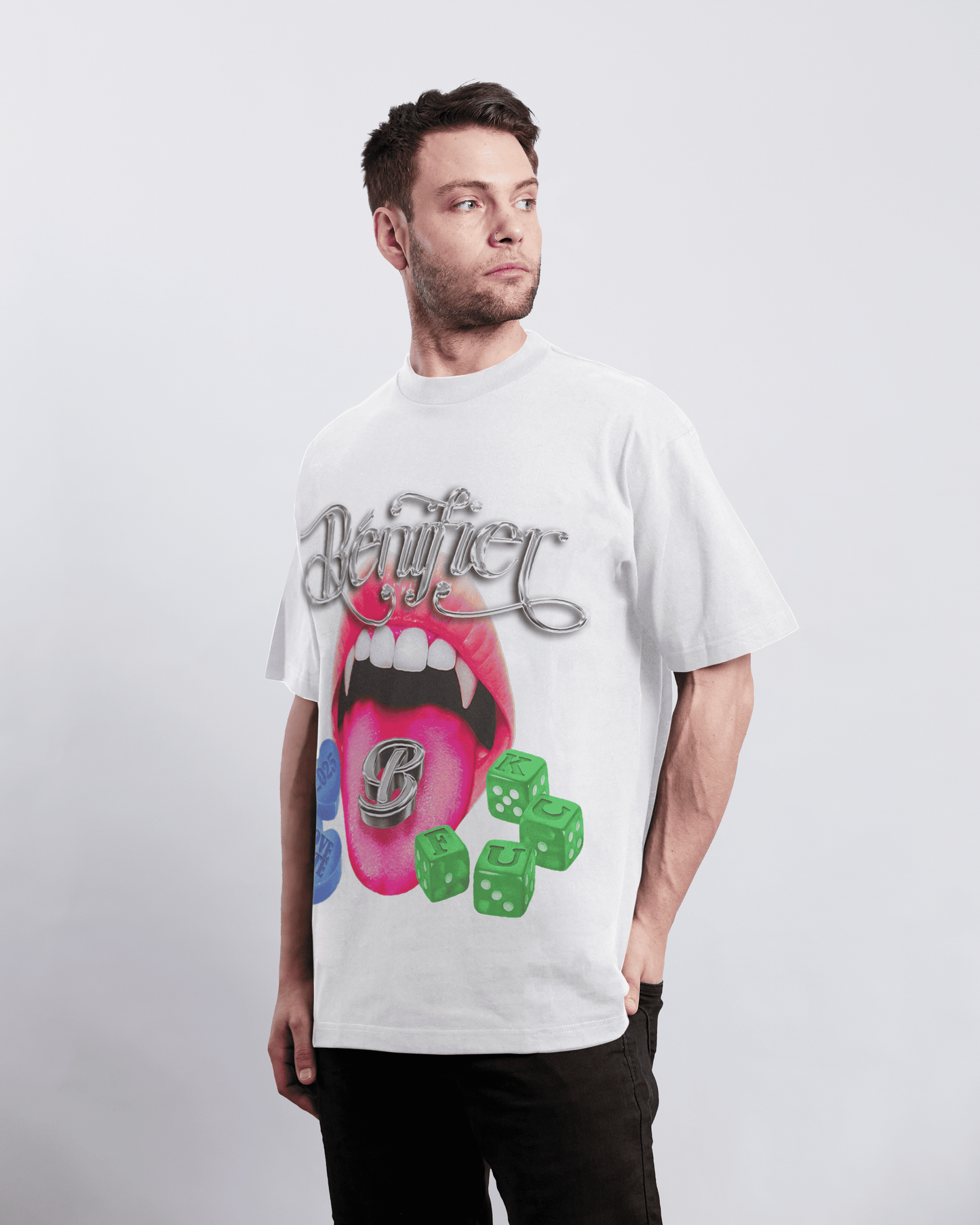 T-SHIRT "BLOOD MONEY" WHITE