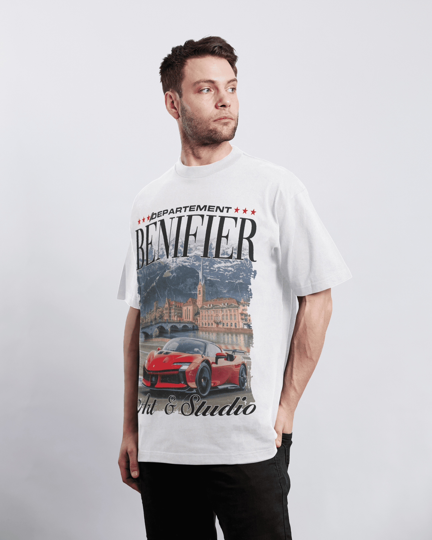 T-SHIRT "ART & STUDIO" WHITE