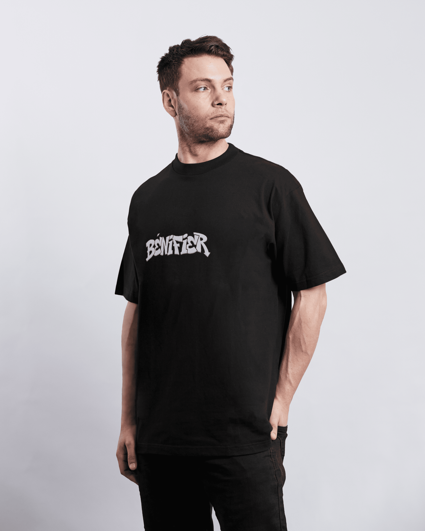 T-SHIRT "RICH BOYZ CLUB" BLACK